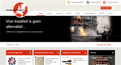 Desktop Screenshot of brandweertrainingen.nl